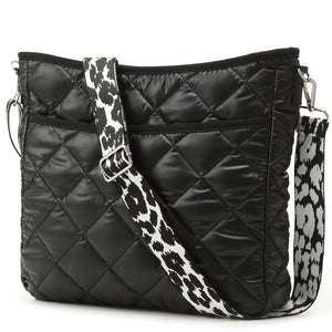 Open image in slideshow, Quilted Crossbody Bags for Women, Unique Pattern Strap Quilted Bag, Crossbody Purses for Women, Quilted Puffer Bag for Women
